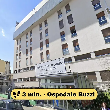 2 Bedroom - Buzzi Hospital, Sempione, Mico, 100mt Metrom5 Μιλάνο